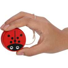 Dioche YoYo con Cuerda, patrón de Dibujos Animados Lindo Juguete de Pelota de yoyo para Principiantes de, Juguete de enseñanza de educación temprana para niños Escarabajo - 1 - Ver 8