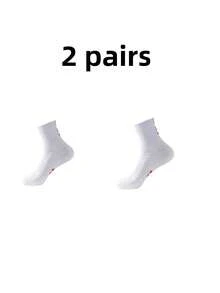 2/1 Pair, Men's Mid Tube Socks, Men's Sports Socks, Men's Badminton Socks, Sports Training Socks, Women's Sports Socks, Practical Professional Basketball Socks, Football Socks, Badminton Socks, Towel Bottoms, Sports Running And Long-Distance Running Socks, Suitable For Youth/Students/Sports Outfits - Multicolor - View 5