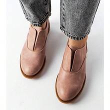 Giày da thời trang thường ngày màu hồng - Giày da để mang hàng ngày - Hồng - Xem 3