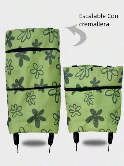 Colores enviados al azar,Bolsa Y Carrito 2 En 1 Plegable Con Ruedas Carrito Bolso Portátil Con Ruedas Plegable Ajustable Para Mandado Supermercado  Carrito Bolso portátil con Ruedas Plegable Ajustable para Mandado;  Bolsa y carrito 2 en 1 plegable con ruedas mandado supermercado super