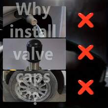 10个/20个装发光轮胎气门嘴帽，防止轮胎漏气，适用于汽车、摩托车、自行车和卡车，外观时尚。适用于大多数轿车/SUV及其他车辆。 - 彩色 - 查看 6