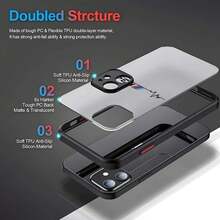 Express Phone Case Cover Compatible With  15 Wholesale And 16 14 12 13 11 Pro XR XS Max Mini X 7 8 Plus Matte Shell Cover - Cover Compatible With  17 Case,  17 Pro Case,  17 Pro Max Case - 黑-8 - 查看 4