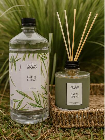 Aromatizador Difusor de Varetas Refil Para Ambiente Sala Banheiro Casa