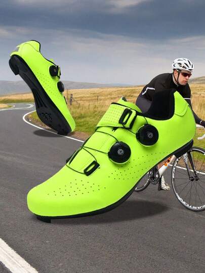 Gavin L218 SPD Unisex Road Bike Shoes For SPD Pedals, Gravel & Trail Cycling Shoes, Compatible With SPD Cleats, Cycling Shoes Compatible With Indoor Riding Road Bicycle Stable And Cushioned Sole, Secure Rotating Buckle Without Tie Straps Professional Cycling Shoes