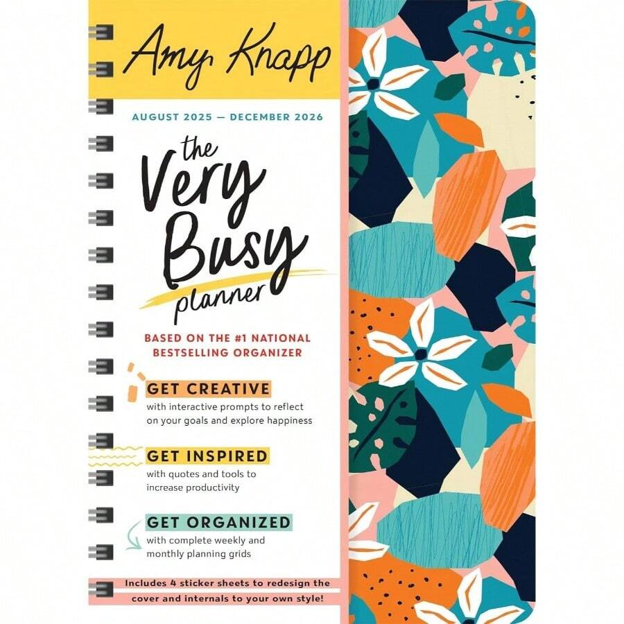 2026 Amy Knapp's Very Busy Planner: 17 - Month Weekly Organizer Women Includes Stickers, Student Planner, Family Planner, Thru December 2026 Amy Knapp's Plan Your Life Calendars - 最初的 - 查看 1