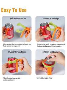 1 套带吸管的汽水罐盖、可重复使用的汽水罐顶盖、带吸管的汽水罐盖、易抓手柄和弹出式盖子 - 重型饮料罐把手、派对饮料盖、彩色罐顶盖、俏皮饮料盖、易于握持、防泄漏、适用于苏打水、啤酒、汽水、派对、酒吧、露营、旅行的理想选择、万圣节、圣诞节、生日、单身派对的完美选择 - 彩色 - 查看 9