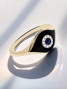 Vintage Band Ring, Red Resin Inlaid, Multiple Sizes Available, Suitable For Men And Women, Everyday Wear