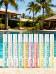 1 Bottle/10 Bottles Limited Edition Portable Multi-Layer Happiness Fragrance Spray, Infused With Long-Lasting, Natural, Fresh And Alluring Fragrance Essence, Emanating Elegant Scents Of Rio De Janeiro Vanilla, Coconut, Fruit, Citrus Wood And Oceanic Harmony, Aromatherapy Air Freshener - Multicolor - View 7