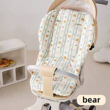 Infant Stroller Pad, Corduroy Fabric, Anti-Slip, Thick & Warm, Comforting, Cold-Proof Cotton Pad, Suitable For Autumn/Winter Outdoor Use