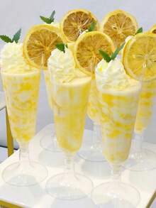 5/10pcs 5.5oz Coffee Cups/Champagne Glasses, Suitable For Desserts, Cakes, Juices, Cold/Hot Drinks, Coffee, Ideal For Birthday, Wedding, Party, Outdoor, New Year - Color/style Random - View 6