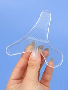 2pcs T-Shaped Heel Grips, Thick Silicone Transparent Anti-Friction Anti-Slip Anti-Heel Slippage