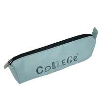 COLLEGE Small Pencil Case | Ideal For School, High School, And University | Pastel Blue | Dimensions 6.5 X 20 X 3.5 Cm - Mint Blue - View 5