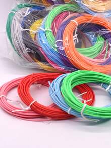 50m/Rollo Filamento para Bolígrafo 3D, PLA, 1.75mm de diámetro, 10 colores aleatorios, 5m cada uno - pla50 metros - Ver 3