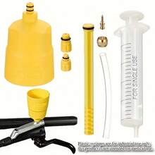 Mountain Bike & Road Bike Simple Oil Change, Refill & Brake Fluid Replacement Tool Accessories, Universal - Yellow - View 9