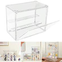 Large Acrylic Display Case Perspex Clear Box Dustproof Action Figure Collectible - Transparent - View 1