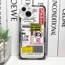 Funny Mix Labels Collage Stickers Phone Case Compatible With  16 15 14 13 12 11 Pro Max Mini X XS XR 7 8 Plus SE 16E Transparent Cover, Cover Compatible With  17 Pro Max Case,  17 Pro Case,  17 Case,  16 Pro Max Case - -3 - View 5