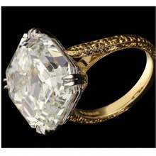 14k Gold Plated Copper Ring With Shiny Rectangular Cubic Zirconia, Engagement Ring And Wedding Band Symbolizing Beauty And Elegance, Perfect Anniversary/Birthday/Valentine's Day Gift