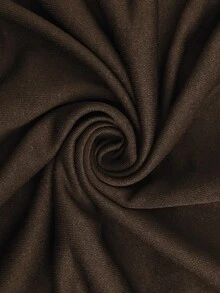 Women's Stand Collar Ribbed Sweatshirt Set, Loose Casual Style, Comfortable And Practical - Brown - View 10