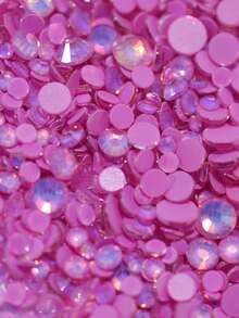 2G/1Beutel Opal 3D Nagelkunst Strasssteine ohne Heißkleber, funkelnde Kristall Strasssteine, Pink Weiß Blau, DIY Nageldekoration, Nagelzubehör - Verschiedenfarbig - Übersicht 14