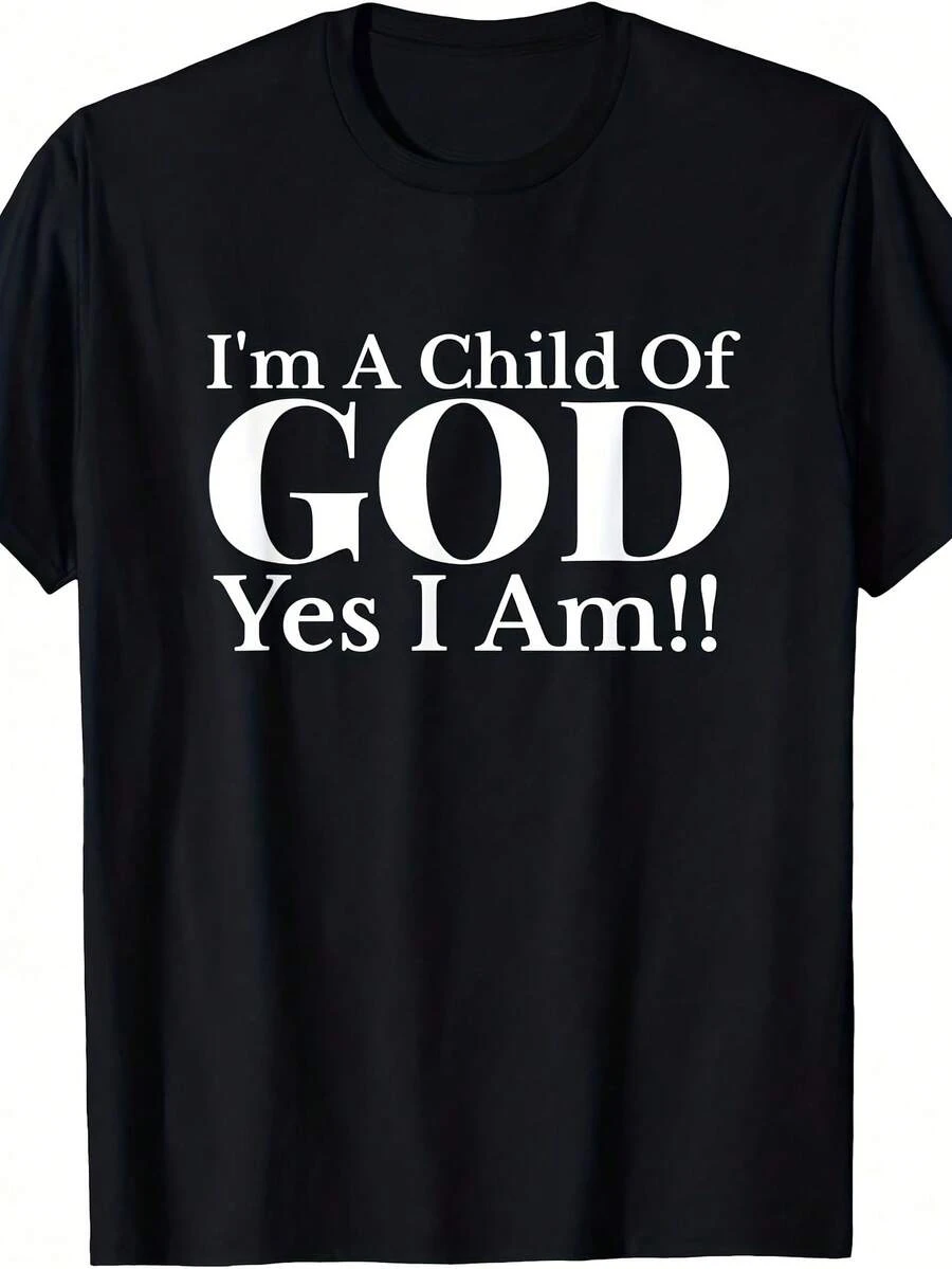¡Soy un hijo de Dios! ¡Sí, lo soy! Camiseta cristiana religiosa con texto bíblico.220G Esencia de aL1Godn para hombre, 220 g con sensacin sin igual. DestinA1DA a todA1 PerS1ona, independienteM1ente de ser mujer o hombre. Material perseverante de alta C1Alidad, versátil para todo diseño, agrA1DAble al tacto pero concebido parA1 Perseverar. TopS1 Ligeros para mujer, conjuntos de otoño, atavíos de vaC1Aciones, disfraces de new years feM1eninos. - Negro - Ver 1