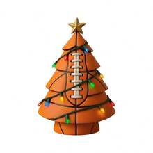 Unique Football Tree Ornament Creative Mini Christmas Tree Decoration For Party Home Tabletop Decor - Colorful - View 6