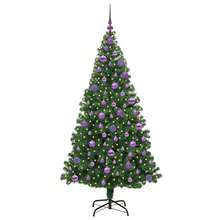 Künstlicher Weihnachtsbaum mit 300 LEDs mit Ständer Grün 180 cm-XY989220