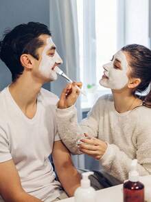 5PCS Facial Mask Brush Transparent Face Mask Brush Cosmetic Makeup Brushes Tools For Facial Mask Eye Mask Application And DIY Needs