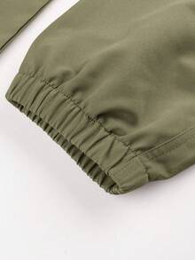 1pc Boys' Fashionable Casual Multi-Pocket Cargo Pants, Versatile For Commuting And Daily Wear