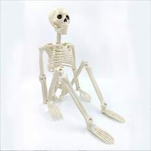 35in Halloween Skeleton Simulation Human Skeleton Halloween Party Decoration Horror Haunted House Scene Setting Props Add Festive Scene Atmosphere Room Home Decoration Theme Party Family Gathering Outdoor Garden Courtyard Hanging Pendant (Easy To Hang Design) - Multicolor - View 4