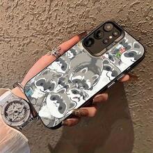 Cartoon Raccoon Set Suitable For 25ULTRA, S24PLUS, S23FE, S21PRO, S22, S20+, A03S, A05S, A14, A31, A53, A34, A10, A04E, M04, A33, A35, A55, A72, A71, A70, A22, A16, A06, A20S, A54 Special Phone Case, Anti-Stain, Fashion , Colorful Silver IMD - Trộn màu - Xem 6