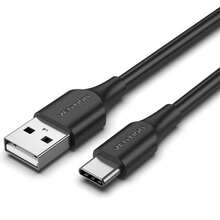 USB 2.0 Cable Vention Cthbd/ Usb Type-C Male - Usb Male/ 50cm/ Black - Black - View 2