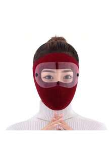 Conjunto de invierno que incluye gafas y máscara facial, a prueba de viento y nieve, transpirable y lavable, pasamontañas, adecuado para actividades al aire libre, ciclismo, esquí, escalada, gran regalo para el Día de San Valentín