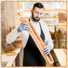 50 túi nướng hình chữ nhật, túi đựng bánh mì baguette có cửa sổ trong suốt, hộp đựng mang đi đa năng, ấn để dán kín, thích hợp để bảo quản trong tủ đông, đựng bánh mì, bánh mì nướng, bánh sừng bò, bánh quy và đồ ăn nhẹ - Nhiều màu - Xem 5