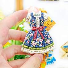 1/2pcs Resin Fridge Magnet Travel Souvenirs, Germany Berlin, Denmark Copenhagen, Belgium Cologne Cathedral, Neuschwanstein Castle Munich, Rothenburg, Danish Fairytale, Belgian Waffle, Brussels, Magnetic Wall Decor, Creative Gift For Bedroom, Kitchen, Home Decor, Germany Tour - Multicolor - View 25