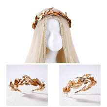 Golden Greek Laurel Headband - Gold Leaf Greek Crown Headbands Roman Goddess Headpiece Women King Men Adult Halloween Renaissance Renfaire Cosplay Toga Costume Hair Accessories - Vàng - Xem 1
