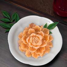 1pc Silicone Mold For Floating Lotus Flower Candle Making, Handcraft Decoration - White - View 7