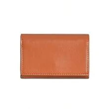 Portafoglio unisex in stile giapponese, a tre ante, in pelle PU, con scomparti per monete, carte e banconote, rimovibile, portamonete, portafoglio mini, portafoglio piccolo, adatto sia per uomo che per donna