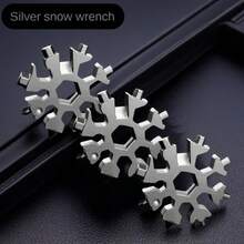 1pc/3pcs Multi-Functional Snowflake Wrench, High Carbon Steel Octagonal Mini Wrench Tool, Portable Keychain Bottle Opener Combination Tool, Suitable For Outdoor And Various Occasions - Mini - View 12