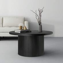 Solid Wood Round Coffee Table