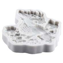 Moldes de Silicone 3D de Dragão, Molde de Fondant, Chocolate, Decoração de Bolo, Topo de Cupcake, Bala, Massa de Polímero, Pasta de Goma