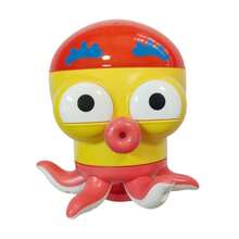 1 件彩色卡通章鱼形洒水玩具，可爱设计，适合浴缸戏水，适合婴幼儿互动洗澡玩具