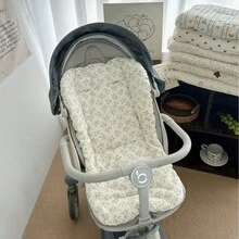 Infant Stroller Pad, Corduroy Fabric, Anti-Slip, Thick & Warm, Comforting, Cold-Proof Cotton Pad, Suitable For Autumn/Winter Outdoor Use