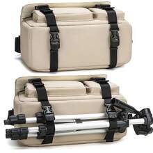 金诺朗无反相机包，防水抗皱仿皮材质，时尚设计，可调节肩带，便携单肩背，适用于佳能、尼康相机，非常适合日常使用镜头和相机收纳