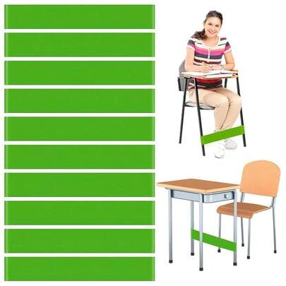 1/4/8/12 件椅子绑带，适用于烦躁不安的双脚 - 耐用弹性教室和办公室脚绑带，青少年和成人 ADHD 专注力工具，感官烦躁辅助器，灵活的椅子座椅绑带，缓解压力和集中注意力支持