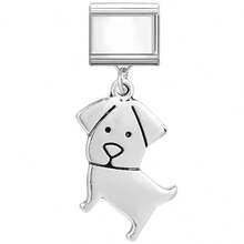 Pulseira modular DIY com pingente, decorada com elementos de coração, borboleta, lua e flor. Ideal como presente para amigos/casais, perfeita para Natal, Ano Novo, Halloween e Dia dos Namorados. Design encantador, joia em aço inoxidável, produto local, prático e moderno. Essencial para o Natal e o Halloween. Tom de cor outonal suave. - M293403 - Ver 2