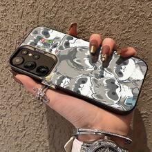 Cartoon Raccoon Set Suitable For 25ULTRA, S24PLUS, S23FE, S21PRO, S22, S20+, A03S, A05S, A14, A31, A53, A34, A10, A04E, M04, A33, A35, A55, A72, A71, A70, A22, A16, A06, A20S, A54 Special Phone Case, Anti-Stain, Fashion , Colorful Silver IMD - Trộn màu - Xem 5