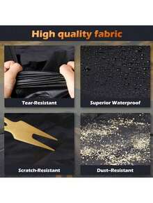 VEKENSEE Cubierta de Coche Impermeable, 530x200x150CM Funda para Coche Exterior Coberturas Completas con Tira Reflectante Cubre Coche Protector de Sol - 1 - Ver 5