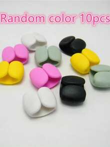 20 Peças/10 Peças/5 Peças Clipe Colorido para Cabo de Dados, Fivela de Armazenamento de Linha de Dados Colorida, Clipe Fixador de Linha de Dados Multifuncional, Clipe de Gerenciamento de Cabos Multiuso - Solução de Plástico Durável para Cabos de Carregamento, Fones de Ouvido e Plugues, Organizador Simples, Ferramenta de Armazenamento de Linha de Carregamento/Telefone, Decoração de Escritório, Dormitório e Casa