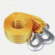 3m High-Strength Luminous Tow Rope, Heavy Duty Cast Hook Lock, Car Emergency Towing Strap For Self-Driving - Multicolor - View 8