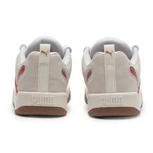 Puma 男女通用舒适休闲系带低帮运动鞋，Park Lifestyle SD 轻便户外运动鞋，适合日常穿着 - 彪馬白-磚紅-暖白 - 查看 5